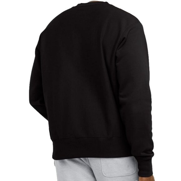 Champion GF70 Men's Black Long Sleeve Reverse Weave Crew Sweatshirt - Picture 2 of 2